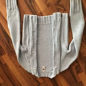 Baby blue heavy full supported sweater